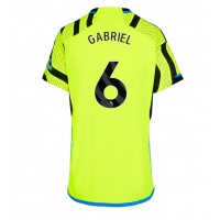 Camiseta Arsenal Gabriel Magalhaes #6 Segunda Equipación Replica 2023-24 para mujer mangas cortas